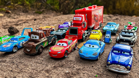 Various Disney-themed car of Tomica Toy